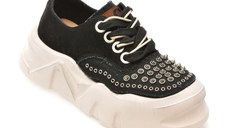 Pantofi sport GRYXX negri, 240006, din material textil