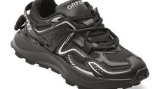 Pantofi sport GRYXX negri, 2508, din material textil