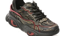 Pantofi sport GRYXX negri, 303008, din material textil