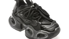 Pantofi sport GRYXX negri, 30372, din material textil