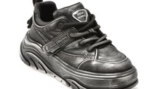 Pantofi sport GRYXX negri, 3655, din piele naturala