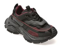 Pantofi sport GRYXX negri, 3832, din material textil si piele naturala - 1