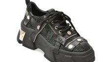 Pantofi sport GRYXX negri, 431031, din piele naturala