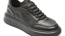 Pantofi sport GRYXX negri, 5618, din piele naturala