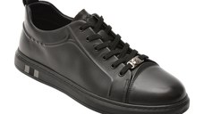 Pantofi sport GRYXX negri, 5623, din piele naturala