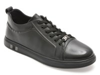 Pantofi sport GRYXX negri, 5623, din piele naturala - 1