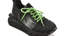 Pantofi sport GRYXX negri, 5722, din material textil