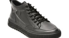 Pantofi sport GRYXX negri, 58381, din piele naturala