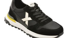 Pantofi sport GRYXX negri, 58636, din material textil si piele naturala