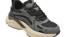 Pantofi sport GRYXX negri, 608, din material textil si piele naturala