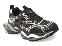 Pantofi sport GRYXX negri, 66601, din material textil - 1