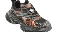 Pantofi sport GRYXX negri, 66633, din material textil