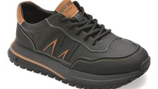 Pantofi sport GRYXX negri, 80029, din piele naturala