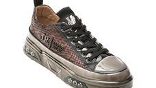 Pantofi sport GRYXX negri, 8005, din piele naturala