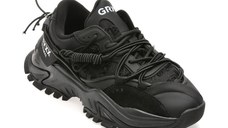 Pantofi sport GRYXX negri, 82691, din material textil si piele naturala