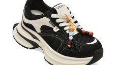 Pantofi sport GRYXX negri, 9052, din nabuc