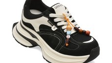Pantofi sport GRYXX negri, 9052, din nabuc