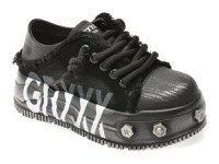 Pantofi sport GRYXX negri, 90713, din piele intoarsa - 1
