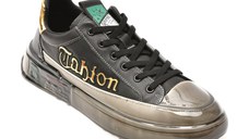 Pantofi sport GRYXX negri, 9697, din piele naturala