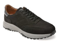 Pantofi sport GRYXX negri, BS1010, din nabuc - 1