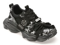 Pantofi sport GRYXX negri, LN36, din material textil - 1