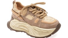 Pantofi sport GRYXX nude, 2388, din piele ecologica