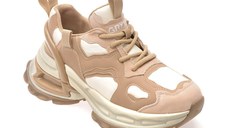 Pantofi sport GRYXX nude, M1626, din piele naturala