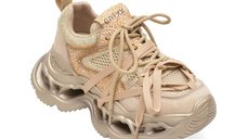 Pantofi sport GRYXX Q2552 bej din material textil si piele naturala