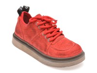 Pantofi sport GRYXX rosii, 10221, din piele intoarsa - 1