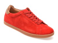 Pantofi sport GRYXX rosii, 1355G11, din piele intoarsa - 1
