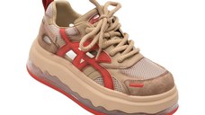 Pantofi sport GRYXX rosii, 5S137, din material textil