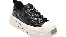 Pantofi sport negri GRYXX 5181 din piele ecologica pentru femei