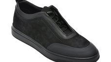 Pantofi sport negri GRYXX BF172 din piele naturala pentru barbati