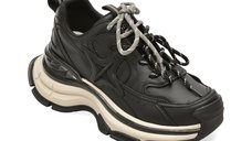 Pantofi sport negri GRYXX, model 7190, din piele naturala