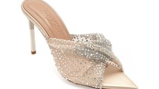 Papuci eleganti GRYXX bej, 89086, din material textil