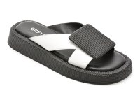 Papuci GRYXX alb-negru, 3154248, din piele naturala - 1