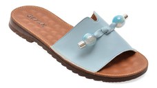 Papuci GRYXX albastri, 70448, din piele naturala