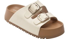 Papuci GRYXX albi, 337120, din piele naturala