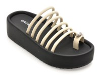 Papuci GRYXX albi, 5305, din piele ecologica - 1