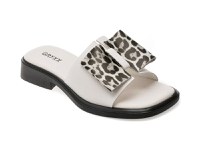 Papuci GRYXX albi, 6A038, din piele naturala - 1