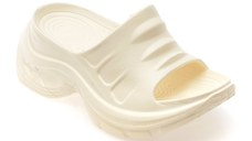 Papuci GRYXX albi, E255, din pvc