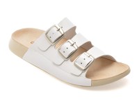 Papuci GRYXX albi, SGP29, din piele naturala - 1
