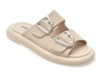 Papuci GRYXX albi, V931C19, din piele naturala - 1