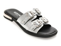 Papuci GRYXX argintii, 727091, din piele naturala - 1