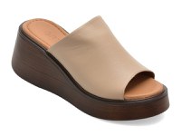 Papuci GRYXX bej, 1141700, din piele naturala - 1