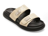 Papuci GRYXX bej, 25201, din piele naturala - 1