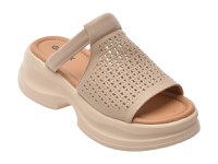 Papuci GRYXX bej, 28618, din piele naturala - 1