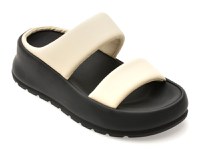 Papuci GRYXX bej, 53035, din piele ecologica - 1
