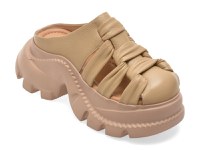 Papuci GRYXX bej, 56263, din piele naturala - 1