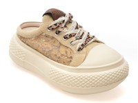 Papuci GRYXX bej, 69399, din material textil - 1